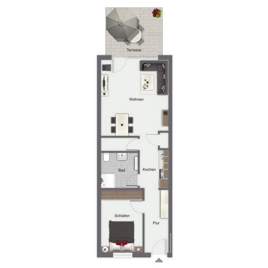 Papillon Wohnung 18-3 博尔滕哈根 外观 照片